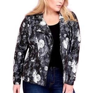 Lane Bryant leather jacket NWT